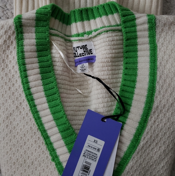 Future Collective with Kahlana Barfield Brown Women's Varsity Cardigan - Picture 6 of 8